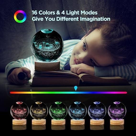 Galaxy Crystal Lamp