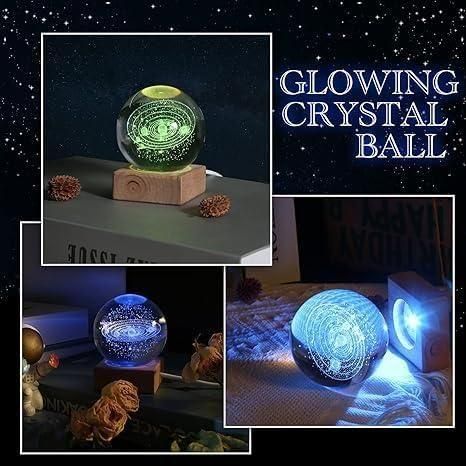 Galaxy Crystal Lamp